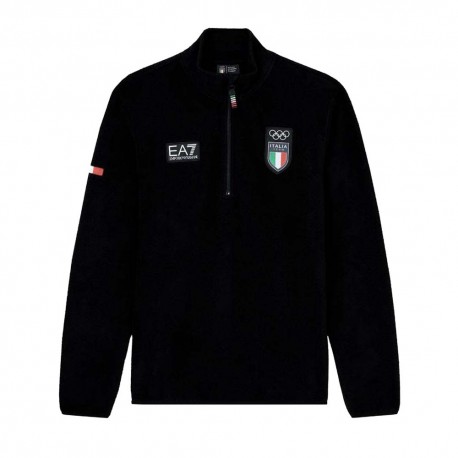 Ea7 Emporio Armani Italia Team Nero - Pile Uomo
