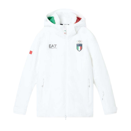 Ea7 Emporio Armani Italia Team Bianco - Giacca Sci Donna