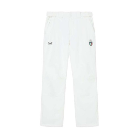 Ea7 Emporio Armani Italia Team Bianco - Pantaloni Sci Donna