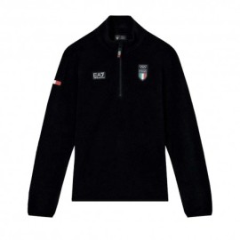 Ea7 Emporio Armani Italia Team Nero - Pile Donna