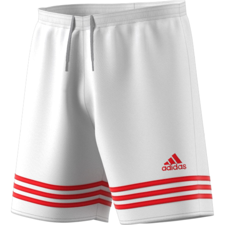 Adidas Short Entrada 14 Team  Bianco/Rosso