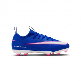 Nike Mercurial Vapor 16 Acad Fg Mg Blu Bianco - Scarpe Da Calcio Bambino