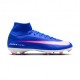 Nike Mercurial Zoom Superfly 10 Pro Fg Blu Bianco - Scarpe Da Calcio Uomo