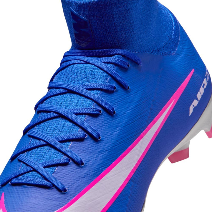Nike Mercurial Zoom Superfly 10 Pro Fg Blu Bianco - Scarpe Da Calcio Uomo