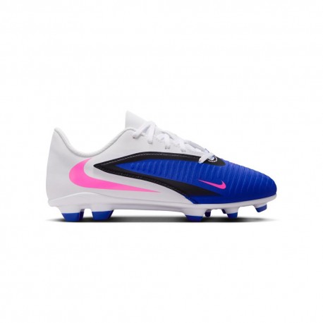 Nike Phantom 6 Low Club Fg Mg Blu Rosa Bianco - Scarpe Da Calcio Bambino