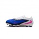 Nike Phantom 6 Low Pro Fg Mg Blu Rosa Bianco - Scarpe Da Calcio Bambino