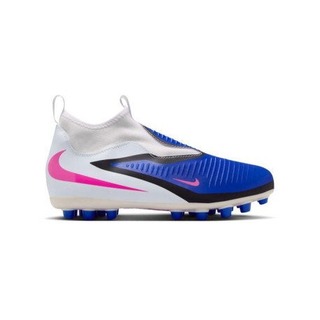 Nike Phantom 6 High Acad Fg Mg Blu Rosa Bianco - Scarpe Da Calcio Bambino