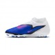 Nike Phantom 6 High Acad Fg Mg Blu Rosa Bianco - Scarpe Da Calcio Uomo