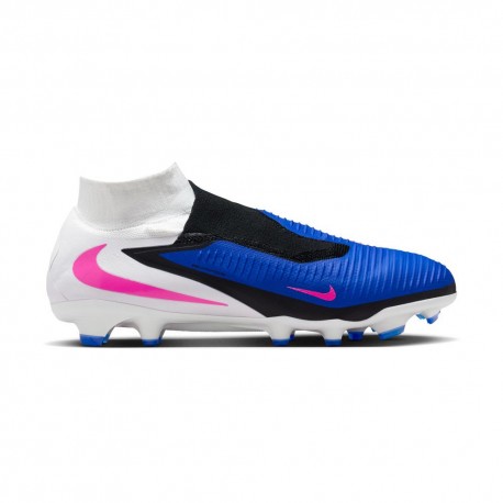 Nike Phantom 6 High Pro Fg Blu Rosa Bianco - Scarpe Da Calcio Uomo