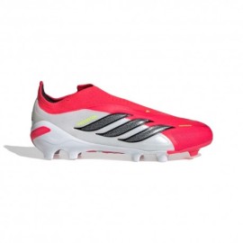 ADIDAS Predator Elite Ll Fg Rosso Nero Bianco - Scarpe Da Calcio Bambino