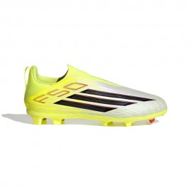 ADIDAS F50 League Ll Fg Mg J Giallo Nero Rosso - Scarpe Da Calcio Bambino