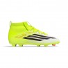 ADIDAS F50 League Mid Fg Mg J Giallo Nero Rosso - Scarpe Da Calcio Bambino