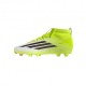 ADIDAS F50 League Mid Fg Mg J Giallo Nero Rosso - Scarpe Da Calcio Bambino