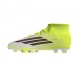 ADIDAS F50 Club Mid Fg Mg J Giallo Nero Rosso - Scarpe Da Calcio Bambino