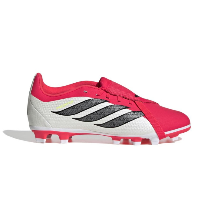 ADIDAS Predator Club Ft Fg Mg J Rosso Nero Bianco - Scarpe Da Calcio Bambino