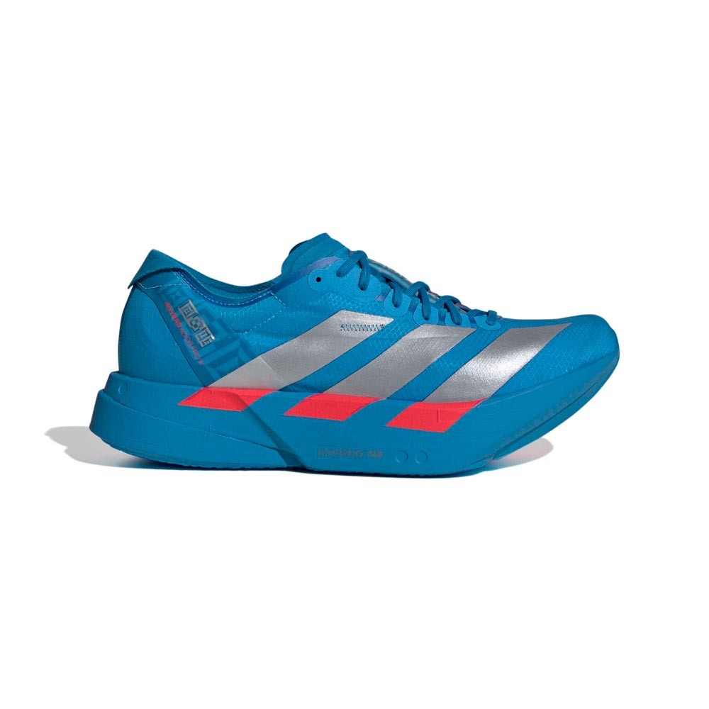 ADIDAS Adizero Adios Pro 4 Solar Blu Argento Metallic - Scarpe Running Uomo EUR 46 / UK 11