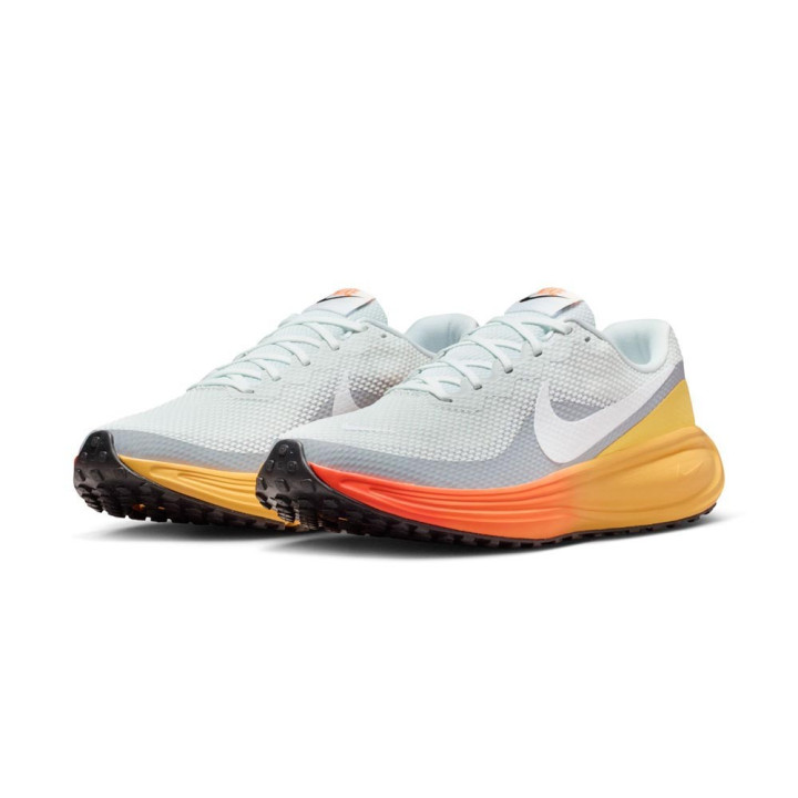 Nike Revolution 8 Off Bianco Bianco-Wolf Grigio - Scarpe Running Uomo