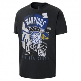 Nike Maglia Basket Nba Oroen State Cts  Nero Uomo