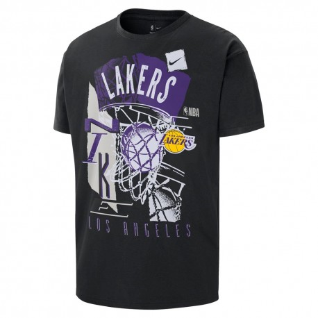 Nike Maglia Basket Nba Lakers Cts  Nero Uomo