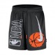Nike T-Shirt Basket Nba Team 31 Nero Ornge Uomo