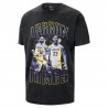 Nike T Shirt Basket Nba La Lakers Courtside Nero Uomo