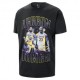 Nike T Shirt Basket Nba La Lakers Courtside Nero Uomo