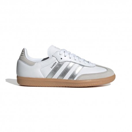 ADIDAS Originals Samba Og Bianco Argento - Sneakers Donna