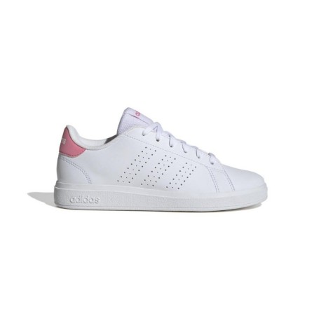 ADIDAS Advantage Base 2.0 J Gs Bianco Rosa - Sneakers Bambina