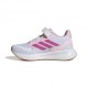 ADIDAS Runfalcon 5 El C Ps Bianco Rosa - Scarpe Ginnastica Bambina