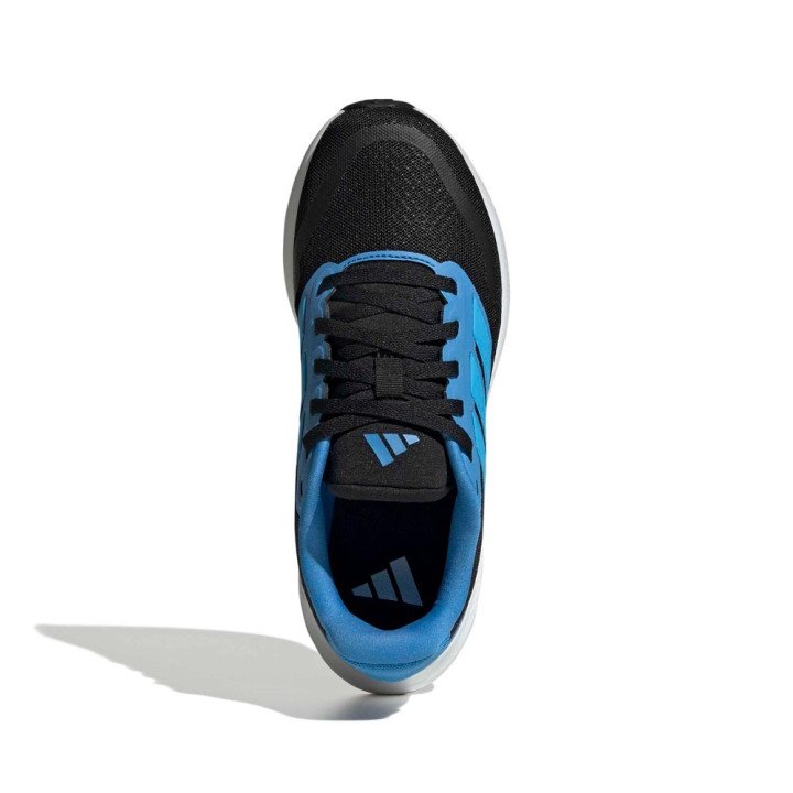 ADIDAS Runfalcon 5 J Gs Nero Sky Blu - Scarpe Ginnastica Bambino