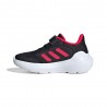 ADIDAS Tensaur Run 3.0 El C Ps Nero Rosso - Sneakers Bambino