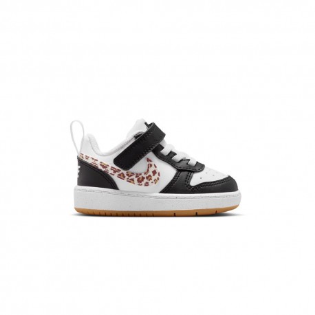 Nike Court Borough Low Ch Td Nero Bianco - Sneakers Bambino