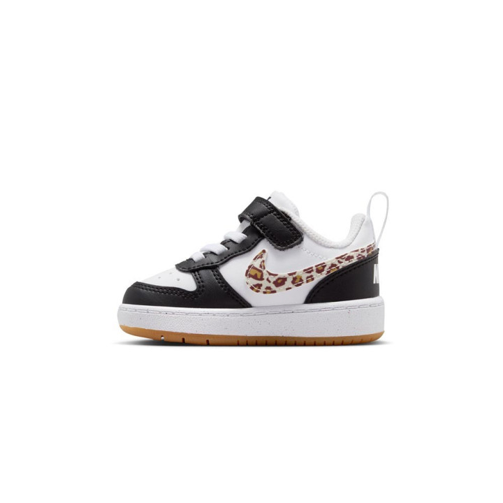 Nike Court Borough Low Ch Td Nero Bianco - Sneakers Bambino