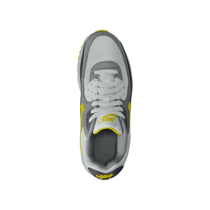 Nike Air Max 90 Gs Bianco Giallo Grigio - Sneakers Bambino