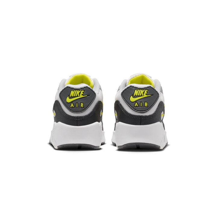Nike Air Max 90 Gs Bianco Giallo Grigio - Sneakers Bambino