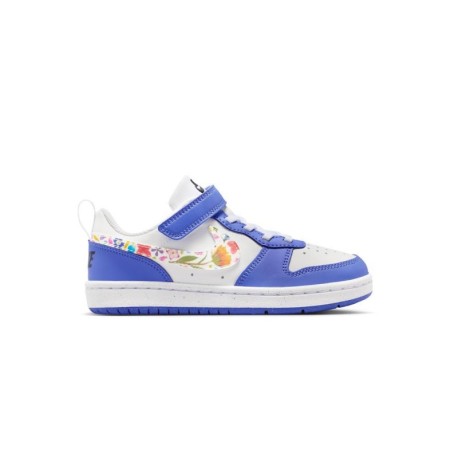 Nike Court Borough Low Fl Ps Bianco Sapp - Sneakers Bambino