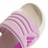ADIDAS Adilette Estrap 2.0 I Td Bianco Purple - Ciabatte Mare Bambino