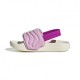 ADIDAS Adilette Estrap 2.0 I Td Bianco Purple - Ciabatte Mare Bambino