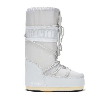 Moon Boot Icon Nylon Grigio Ghiacco - Stivali Donna