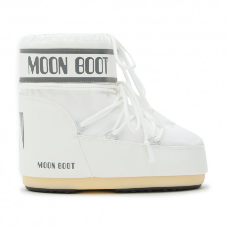 Moon Boot Icon Low Nylon Bianco - Stivali Donna