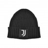 Imma Cuffia Juve Skipper Patch Tessuto Nero Bianco