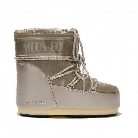 Moon Boot Icon Low Glance Platino - Stivali Donna