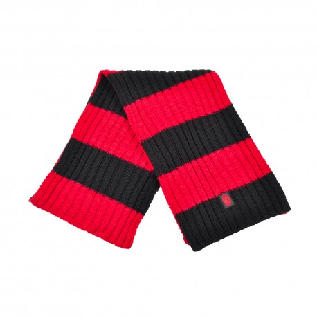 Imma Sciarpa Milan Maglia Righe Nero Rosso