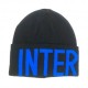 Imma Cuffia Inter Jacquard Nero Azzurro