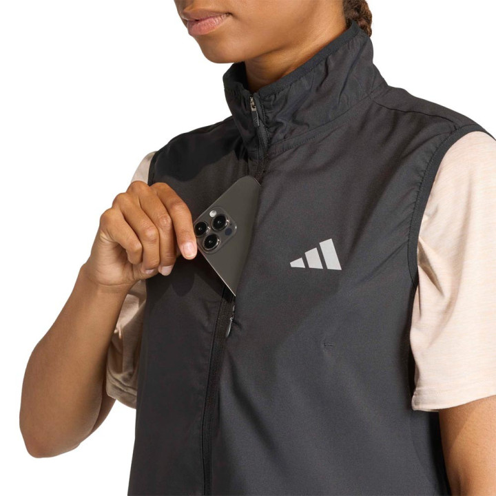 ADIDAS Gilet Running Adi365 Basic Nero Donna