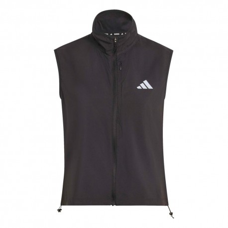 Adidas Donna Noir Gilet Da Essentials - Immagine 4