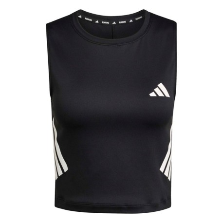 ADIDAS Crop Top Running Adi365 Iconic Nero Donna