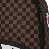 Sprayground Zaino Check 2 Emboss Shark Moro
