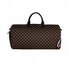 Sprayground Borsa Duffle Emboss Check 2 Moro