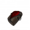 Sprayground Borsa Duffle Emboss Check 2 Moro